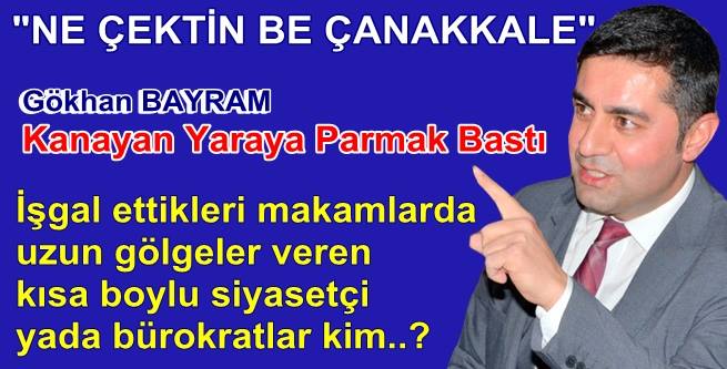 NE ÇEKTİN BE ÇANAKKALE