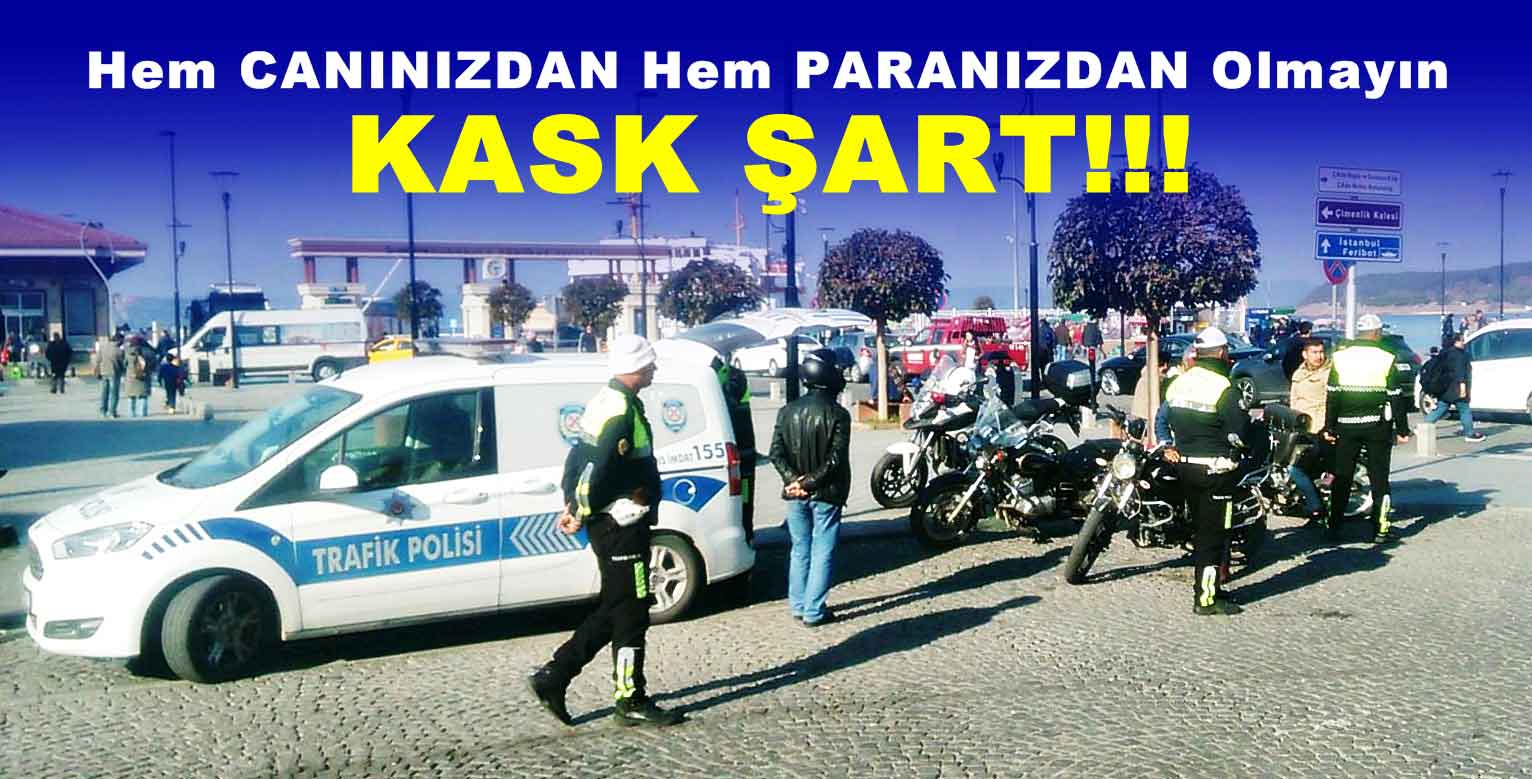 Kask Aksesuar Değil Emniyet Kemeridir
