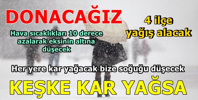 KAR GÜZELDE DONA DİKKAT