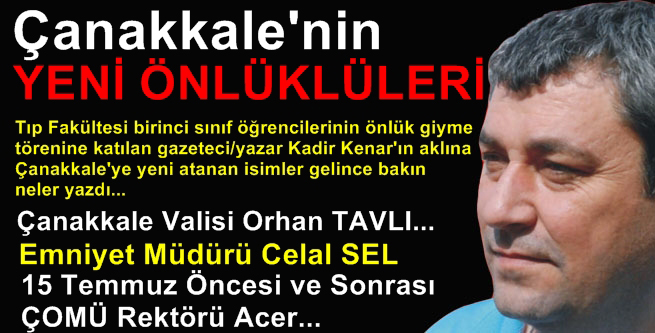 Çanakkale’nin Yeni Önlüklüleri!