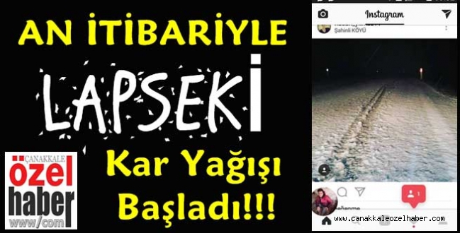 KAR YAĞIYOR İNCE İNCE