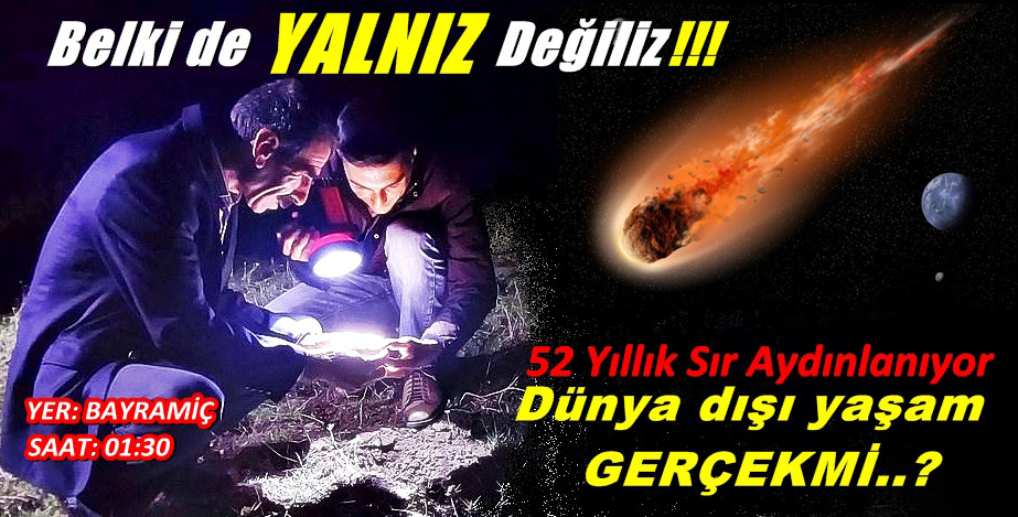 Yaşam İzi Olan Meteorun Peşindeler
