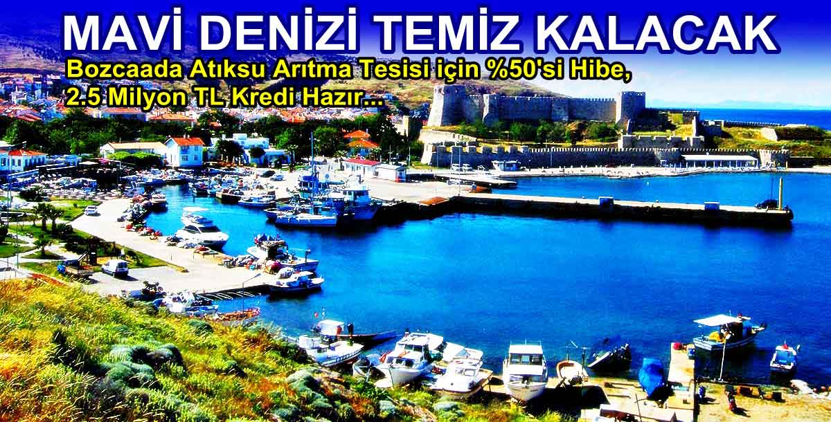 BOZCAADA’YA SUKAP DESTEĞİ