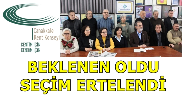 KONSEY SEÇİMİ ERTELENDİ