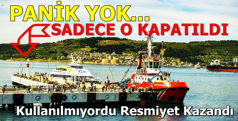 Sadece Merkez İskele..!