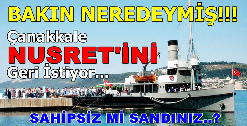Nusret Çanakkale’nindir..!