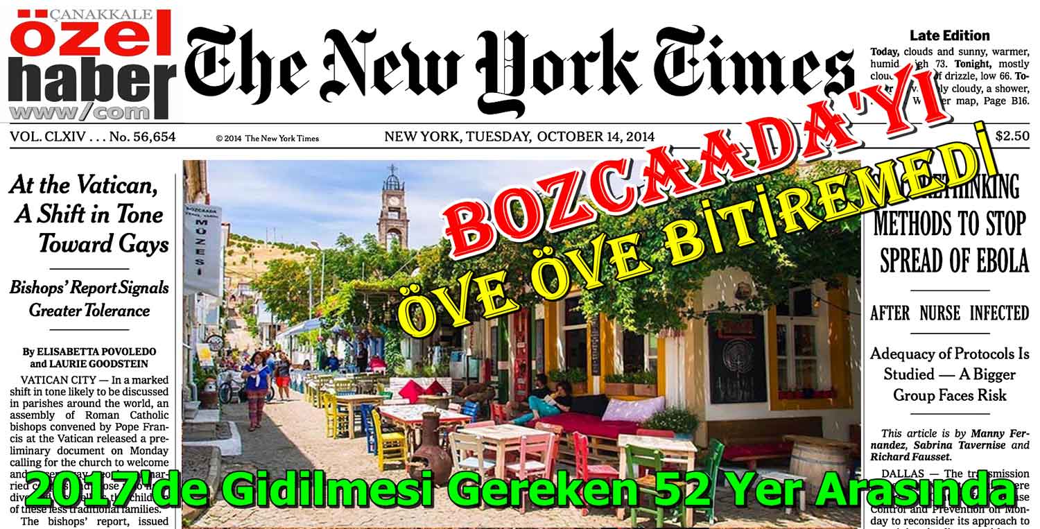 Dünyaca Ünlü Gazeteden Övgü