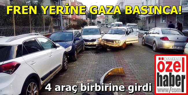 Bayan Sürücü Yaralandı