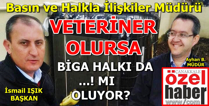 Uzmanlığı Hayvanlar, İşi İnsanlar..!