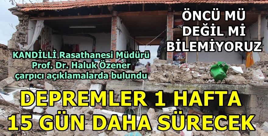 DAHA ÇOK SALLANACAĞIZ