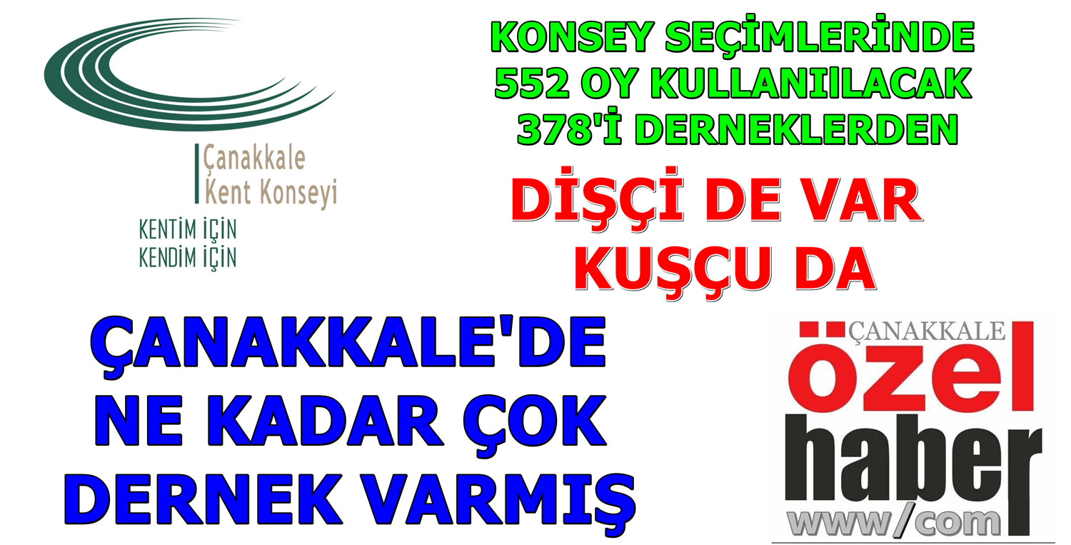 DERNEKLERİN DEDİĞİ OLACAK