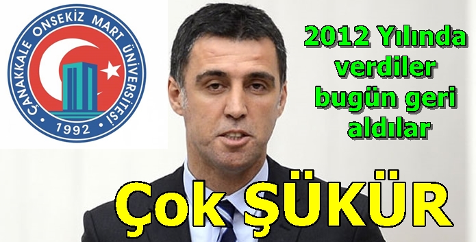 UNVANINI ELİNDEN ALDILAR