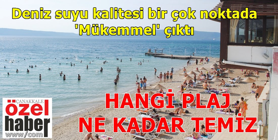 DENİZİMİZ TEMİZ ÇIKTI