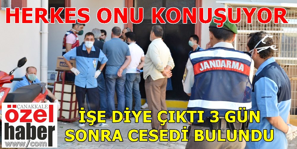 İLÇEYİ SARSAN ÖLÜM