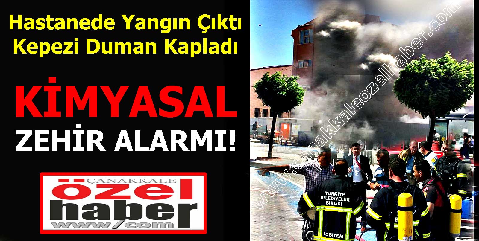 KİMYASAL ATIKLAR TUTUŞTU