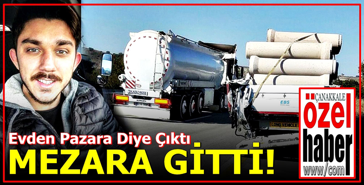PAZAR YOLUNDA CAN VERDİ..!