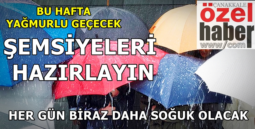 BU HAFTA DA YAĞMUR VAR