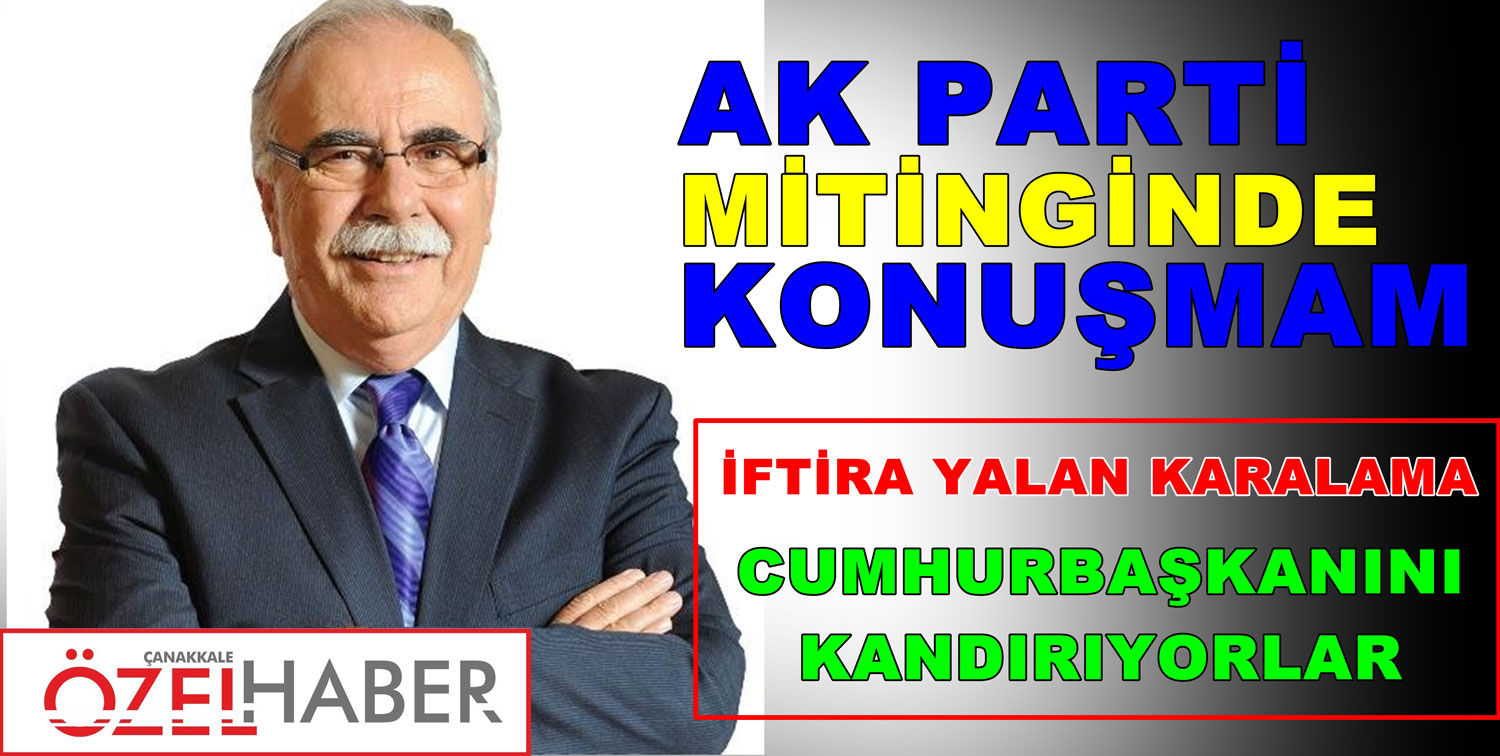 ÇANAKKALE GERGİNLİĞİ DEĞİL BARIŞI SEVER