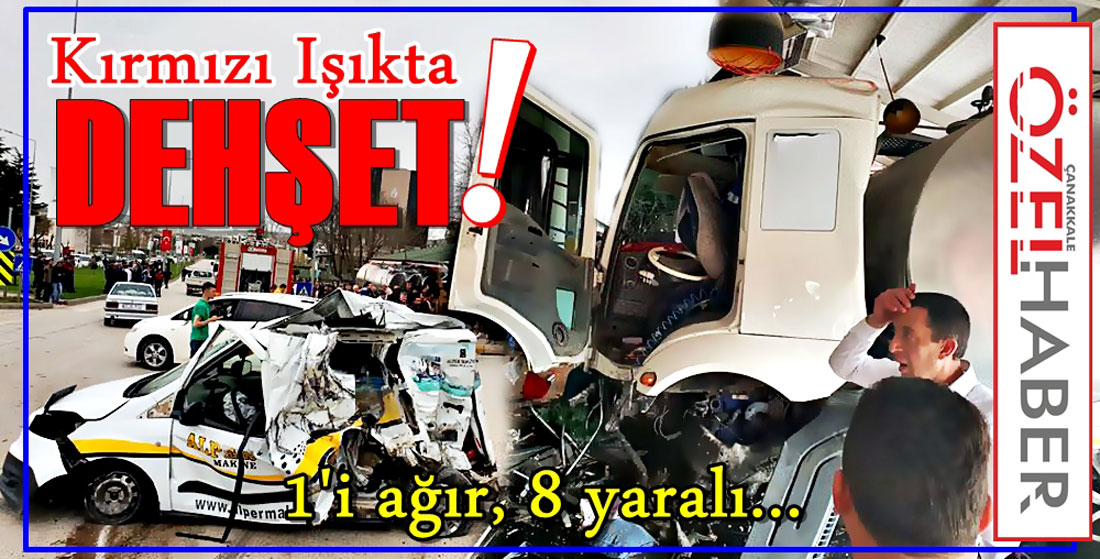 SÜT YÜKLÜ TANKER KAFEYE GİRDİ…!