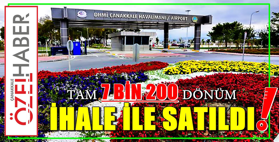 HAVALİMANINDA İLGİNÇ İHALE..!