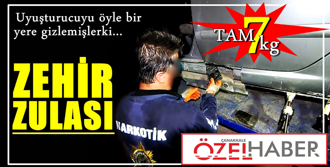 UYUŞTURUCU TRAFİĞİNE DARBE..!