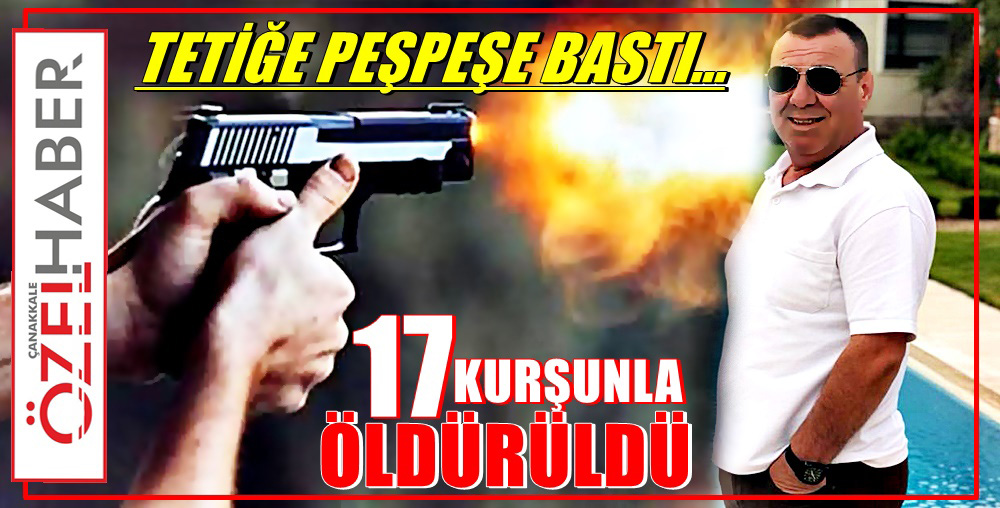 İŞADAMI CİNAYETE KURBAN GİTTİ..!