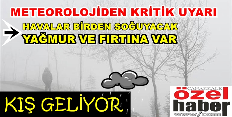 SOĞUK YAĞMUR FIRTINA HEPSİ BİR ARADA