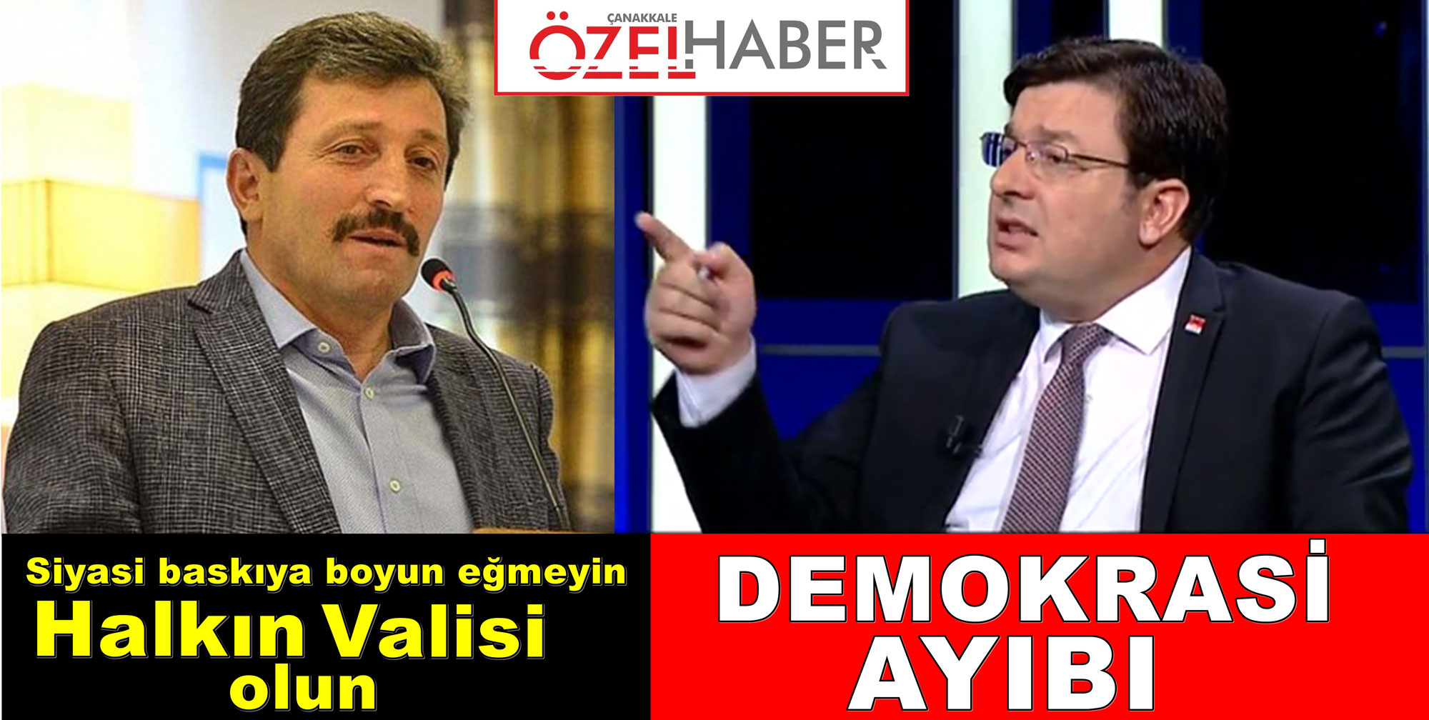 BİZE DEĞİL DEMOKRASİYE ZARAR VERDİ