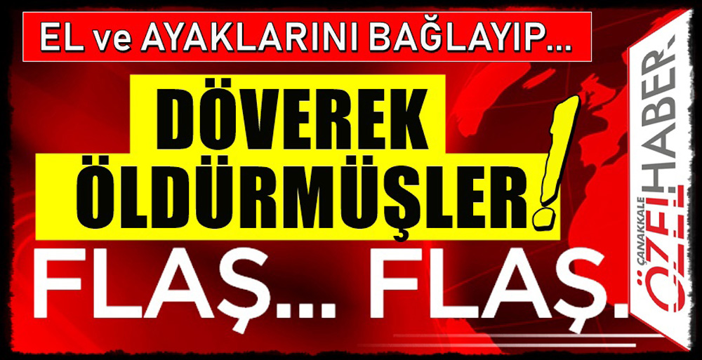 KAN DONDURAN VAHŞİ CİNAYET..!