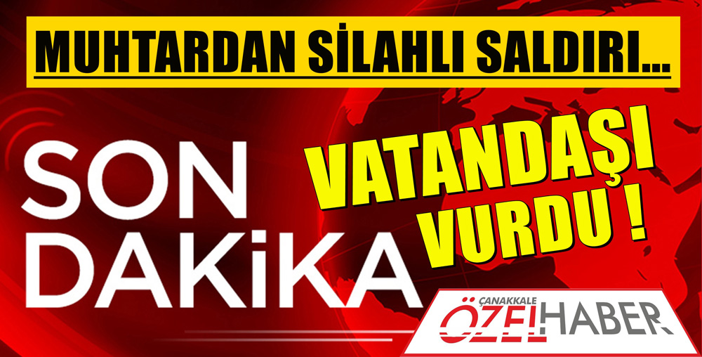 GÖZÜNÜ KIRPMADAN ATEŞ ETTİ..!