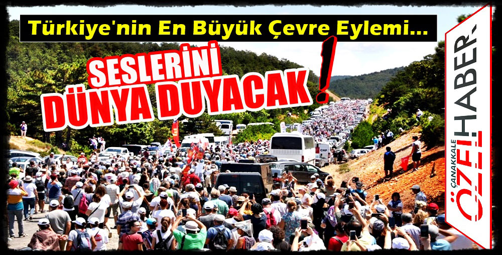 BİNLERCE KİŞİ “KAZDAĞLARI” İÇİN ANT İÇTİ..!