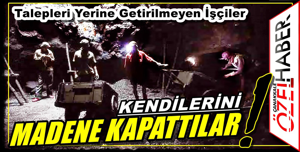 YERİN ALTINDA DİRENİYORLAR..!