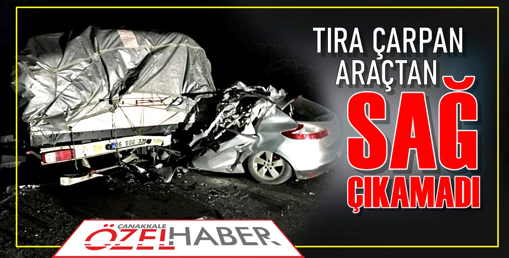 TIRIN ALTINDA CAN VERDİ..!