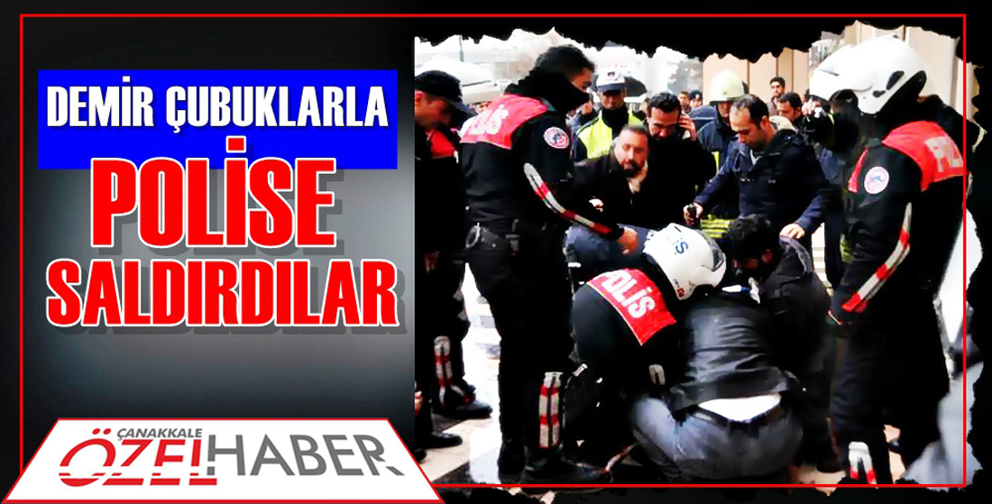 İKİ POLİS MEMURU YARALANDI..!