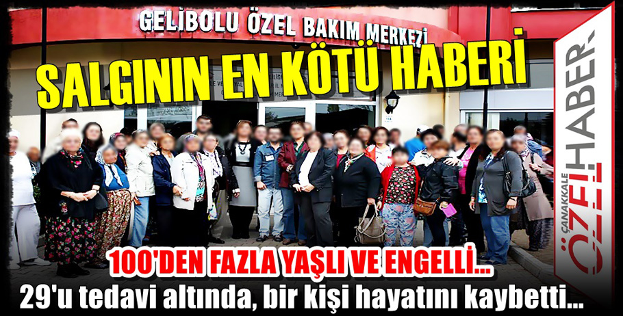 ÖZEL BAKIM MERKEZİ KARANTİNADA..!