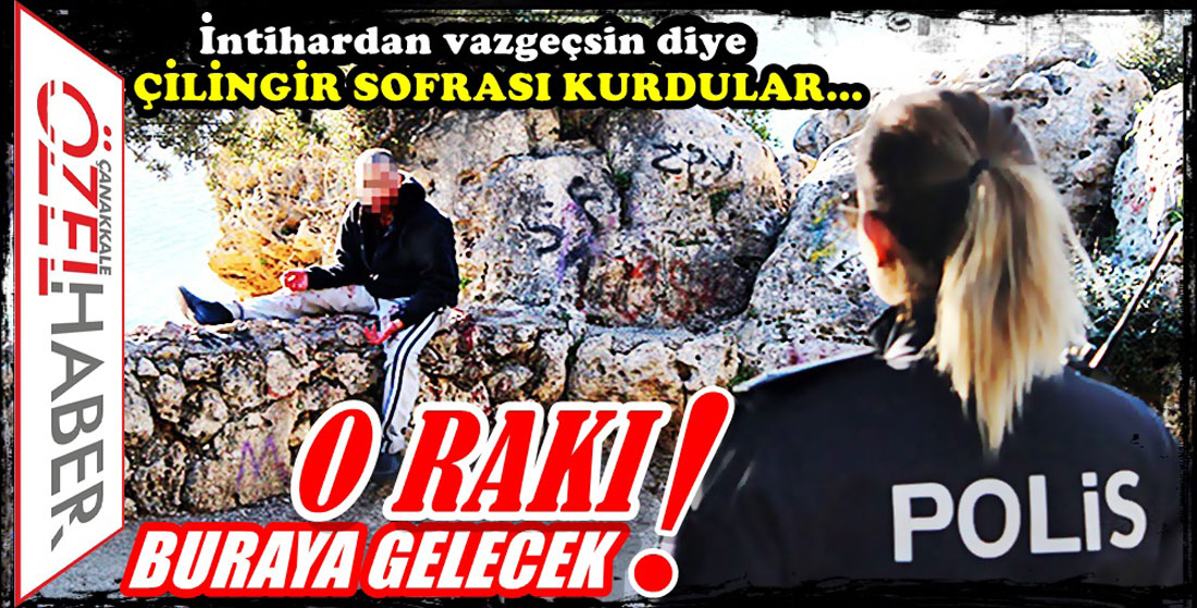 İNTİHARA DEĞİL ALEM YAPMAYA GELMİŞ..!