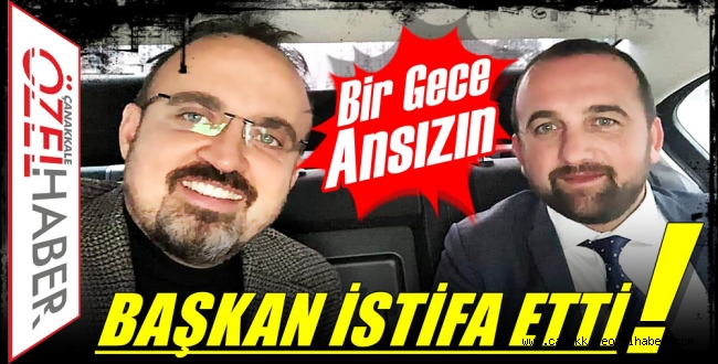 AK PARTİDE ŞOK İSTİFA…!
