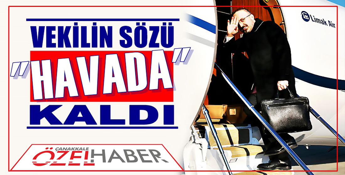 UÇAK DEĞİL SÖZLER HAVADA UÇUYOR..!