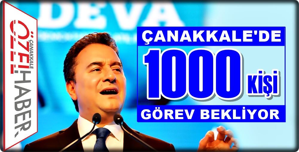 DEVA’NIN İL BAŞKANI BELLİ OLUYOR…