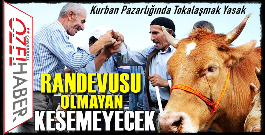 KURBAN SATIŞ VE KESİMİNE KORONA AYARI..!