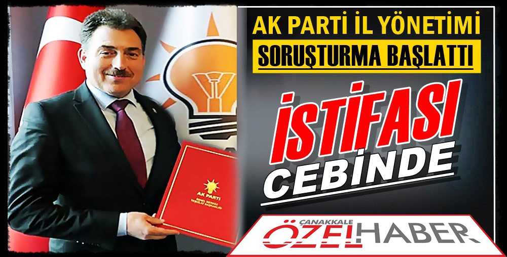 AK PARTİLİ BAŞKAN GÖREVDEN ALINABİLİR..!