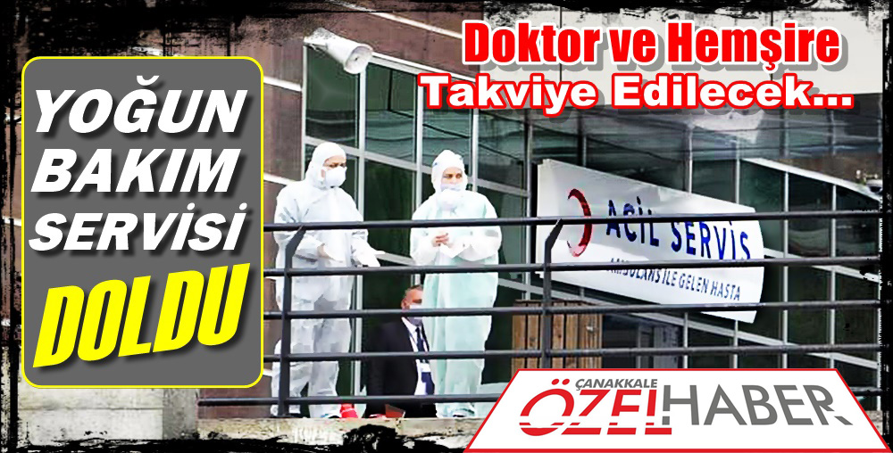 KORONAVİRÜS HASTANE KAPASİTESİNİ ZORLUYOR..!