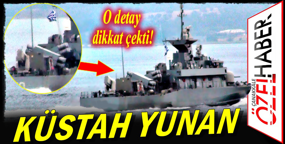 BOĞAZDAN GEÇERKEN TÜRK BAYRAĞI ÇEKMEDİ..!