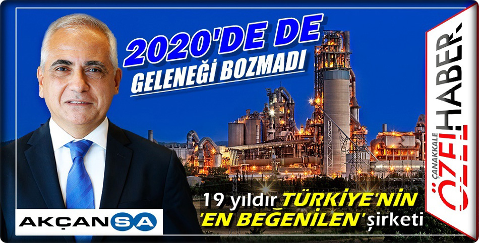 SEKTÖRÜN LİDERİ AKÇANSA ZİRVEYİ SEVDİ..!