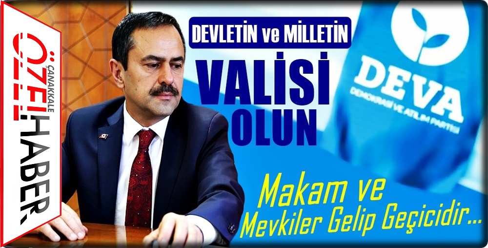 DEVA İLE VALİ ARASINDA GERİLİM..!