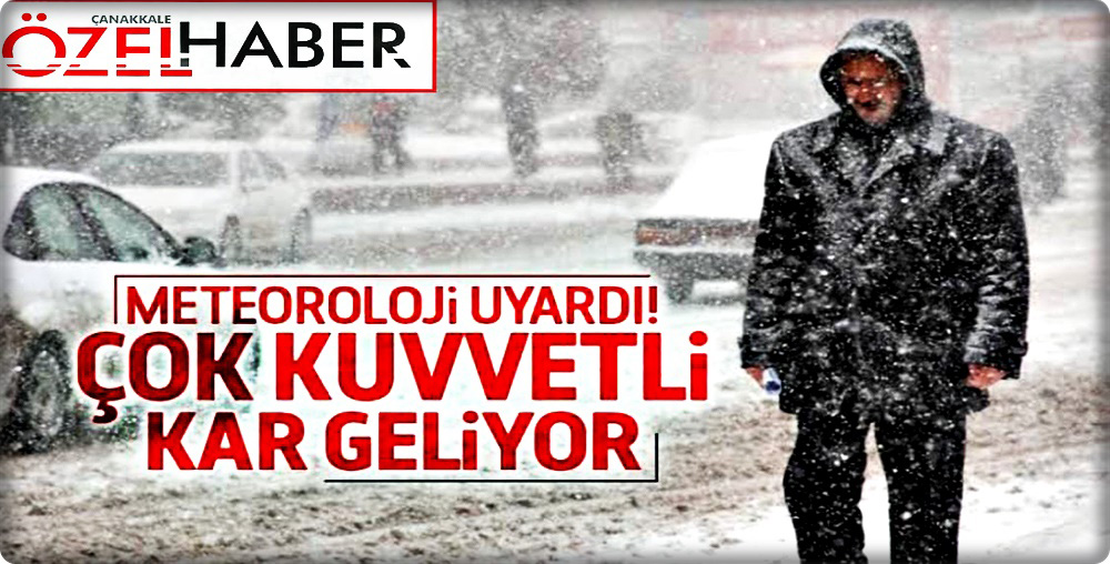 METEOROLOJİ UYARI ÜSTÜNE UYARI VERİYOR!