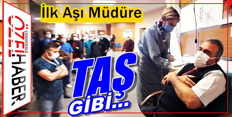 SAĞLIK ÇALIŞANLARI AŞIYA KOŞTU..!