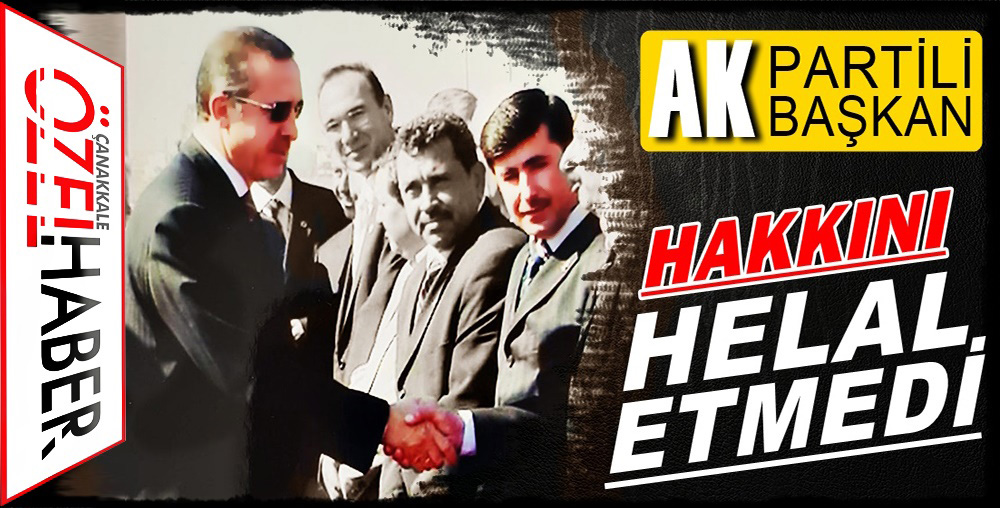 PARTİLİ BİLE HAKKINI HELAL ETMEDİ..!