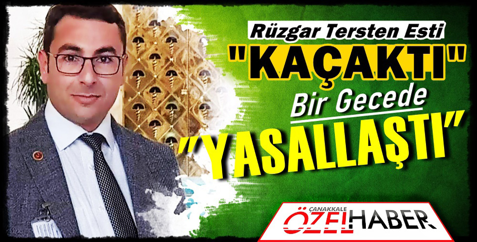 KAÇAK PERVANEKONDUYA “BAKANLIK” KIYAĞI..!