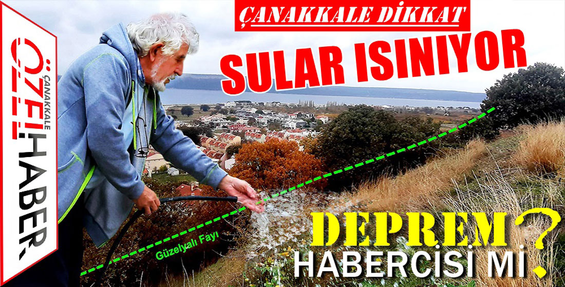 AKTİF FAYDAN KAYNARSU FIŞKIRIYOR..!